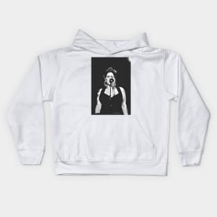 Beth Hart - Austin, Texas - Black And White - Graphic 2 Kids Hoodie